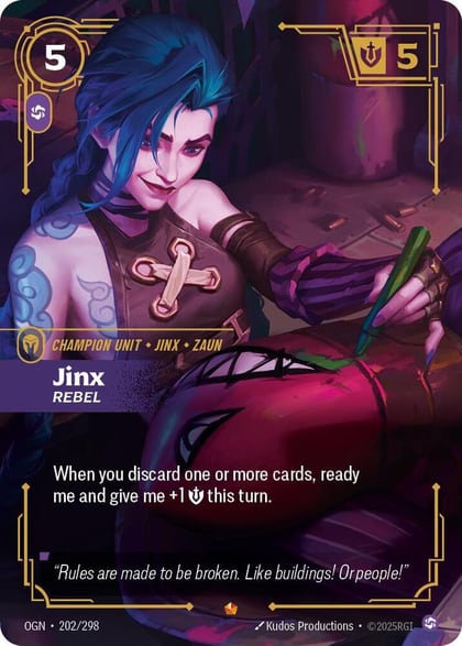 Jinx - Rebel, Origins 202/298