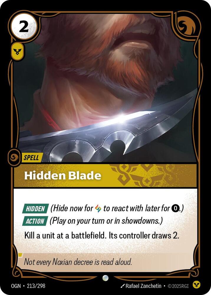 Hidden Blade, Origins 213/298