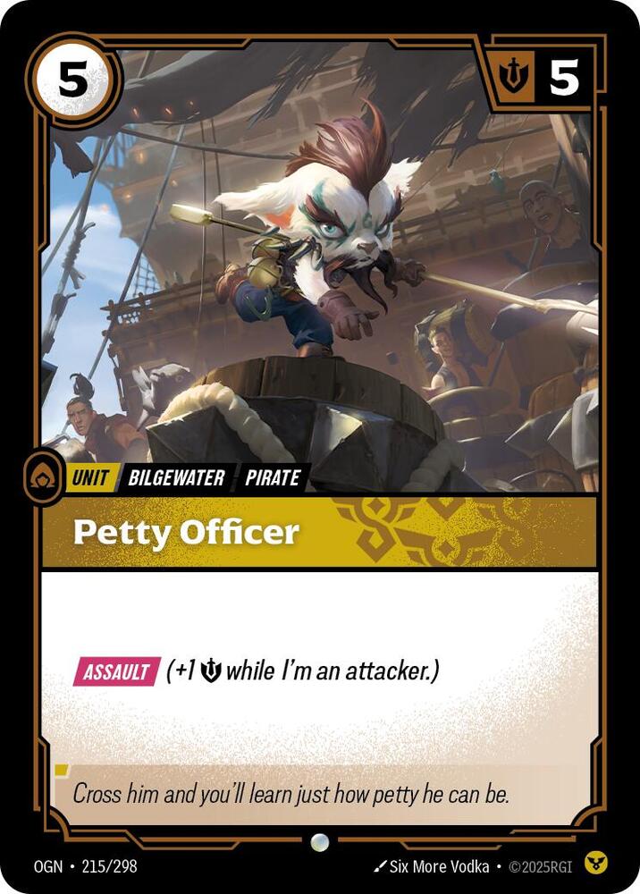 Petty Officer, Origins 215/298