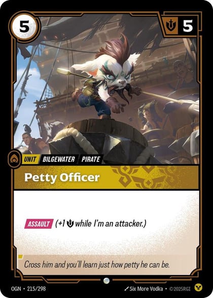 Petty Officer, Origins 215/298