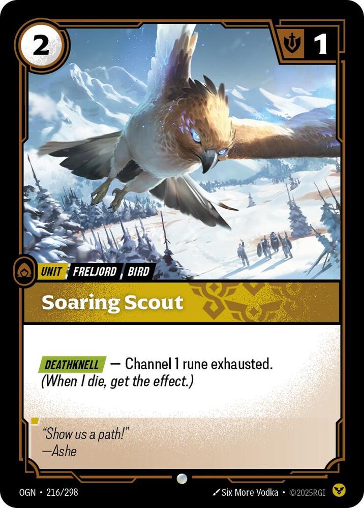 Soaring Scout, Origins 216/298