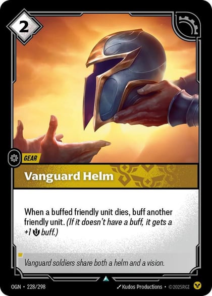 Vanguard Helm, Origins 228/298
