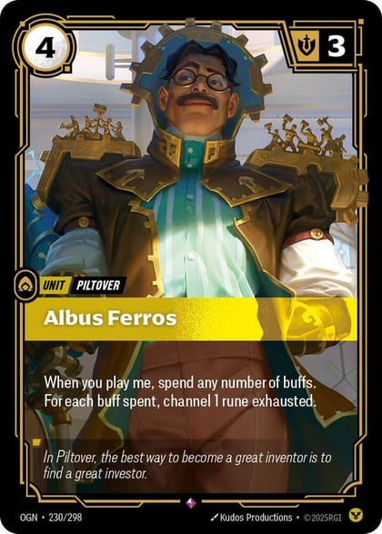 Albus Ferros, Origins 230/298