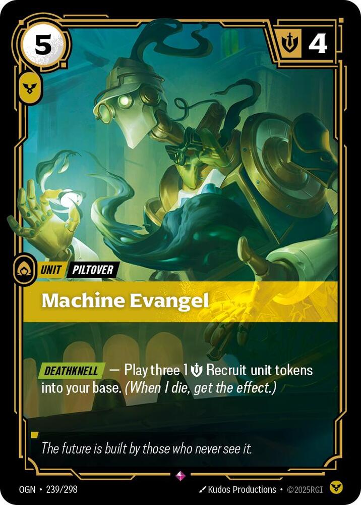 Machine Evangel, Origins 239/298