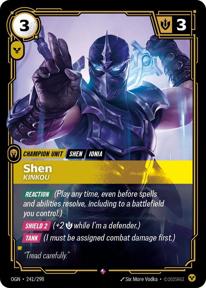 Shen - Kinkou, Origins 241/298
