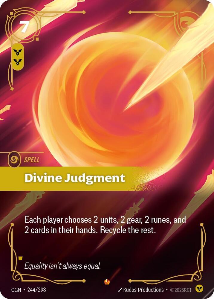 Divine Judgment, Origins 244/298