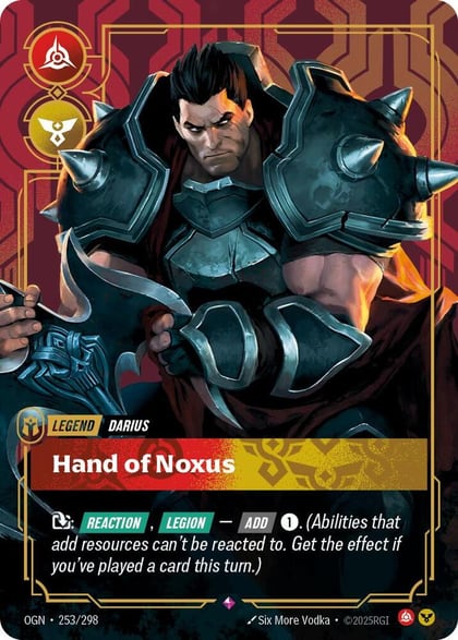 Darius - Hand of Noxus, Origins 253/298