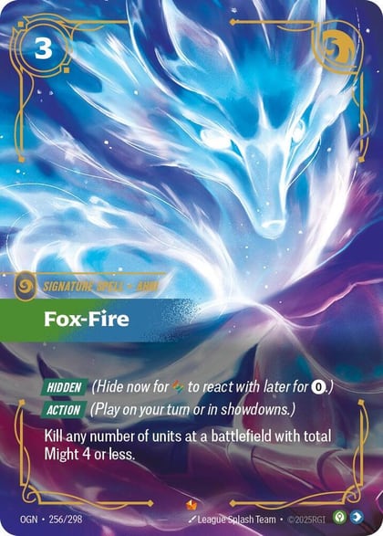 Fox-Fire, Origins 256/298
