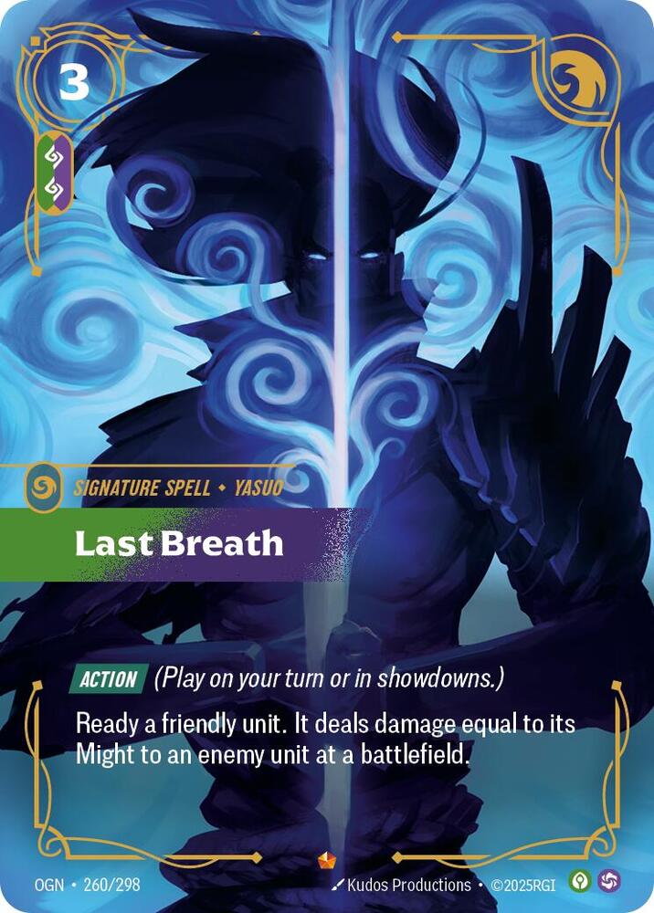 Last Breath, Origins 260/298