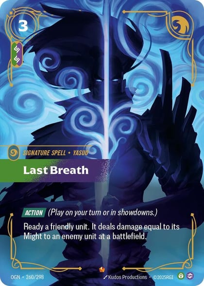 Last Breath, Origins 260/298