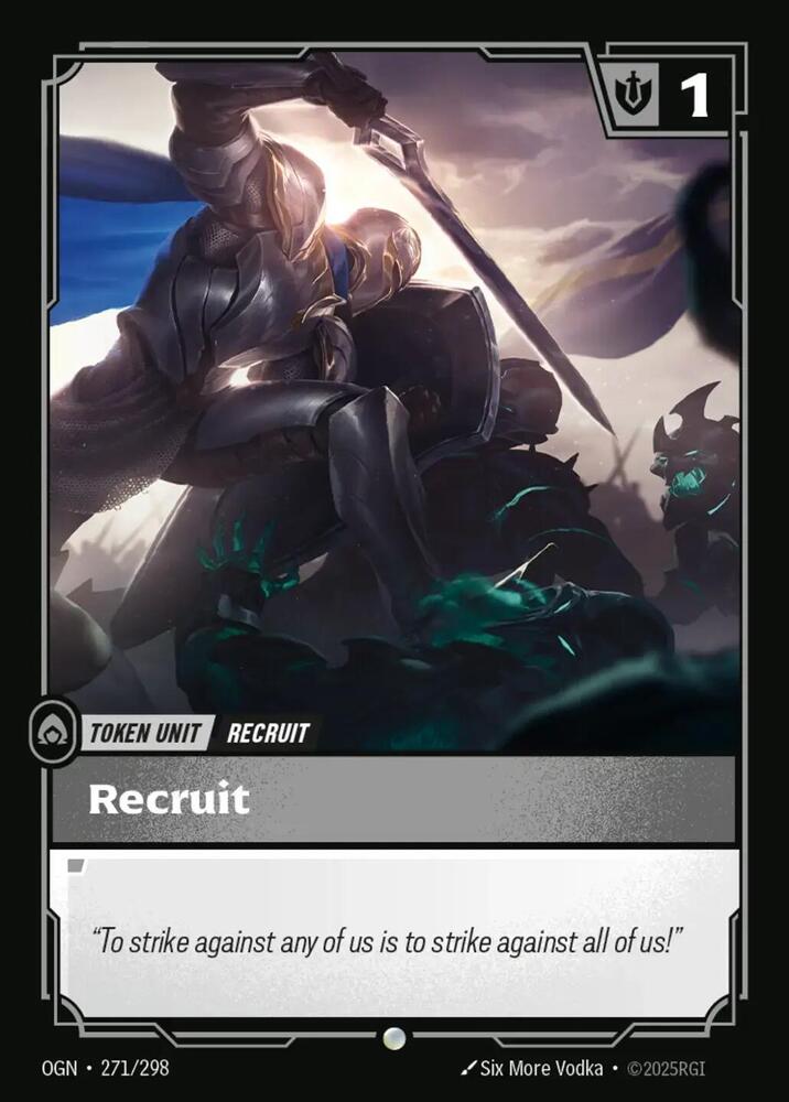 Recruit (271) // Buff, Origins 271/298