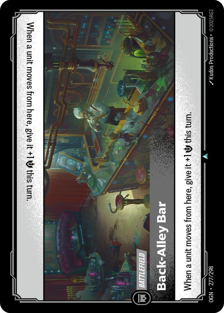 Back-Alley Bar, Origins 277/298