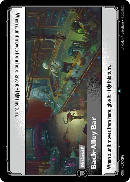 Back-Alley Bar, Origins 277/298