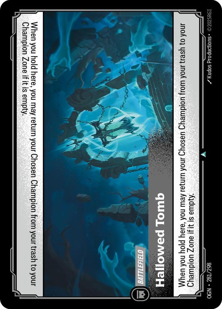 Hallowed Tomb, Origins 281/298