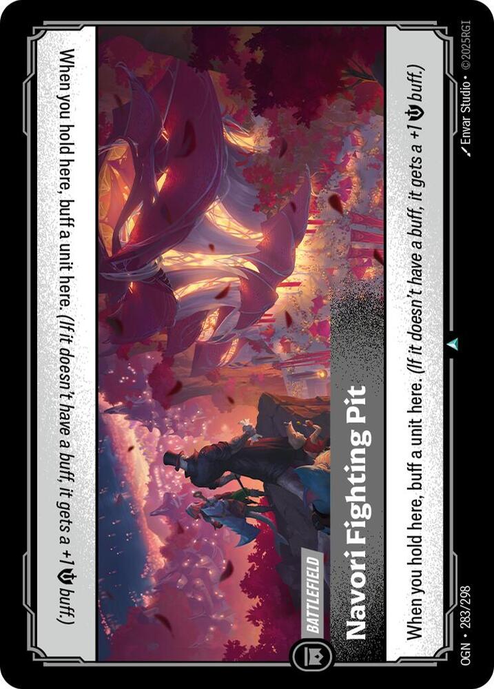 Navori Fighting Pit, Origins 283/298