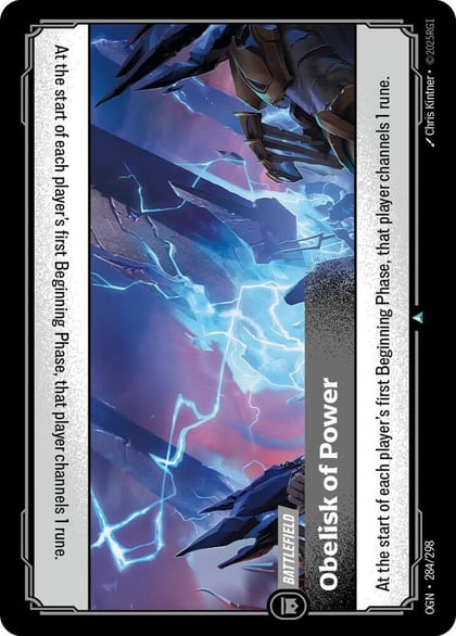 Obelisk of Power, Origins 284/298
