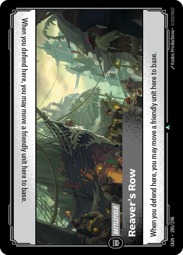 Reaver's Row, Origins 285/298