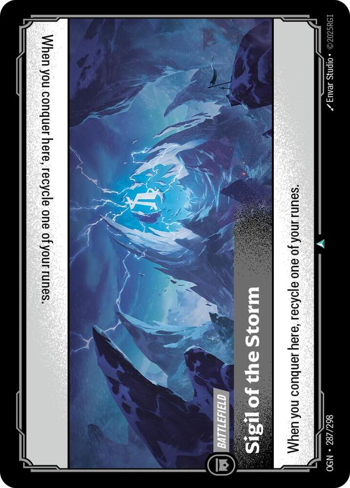 Sigil of the Storm, Origins 287/298