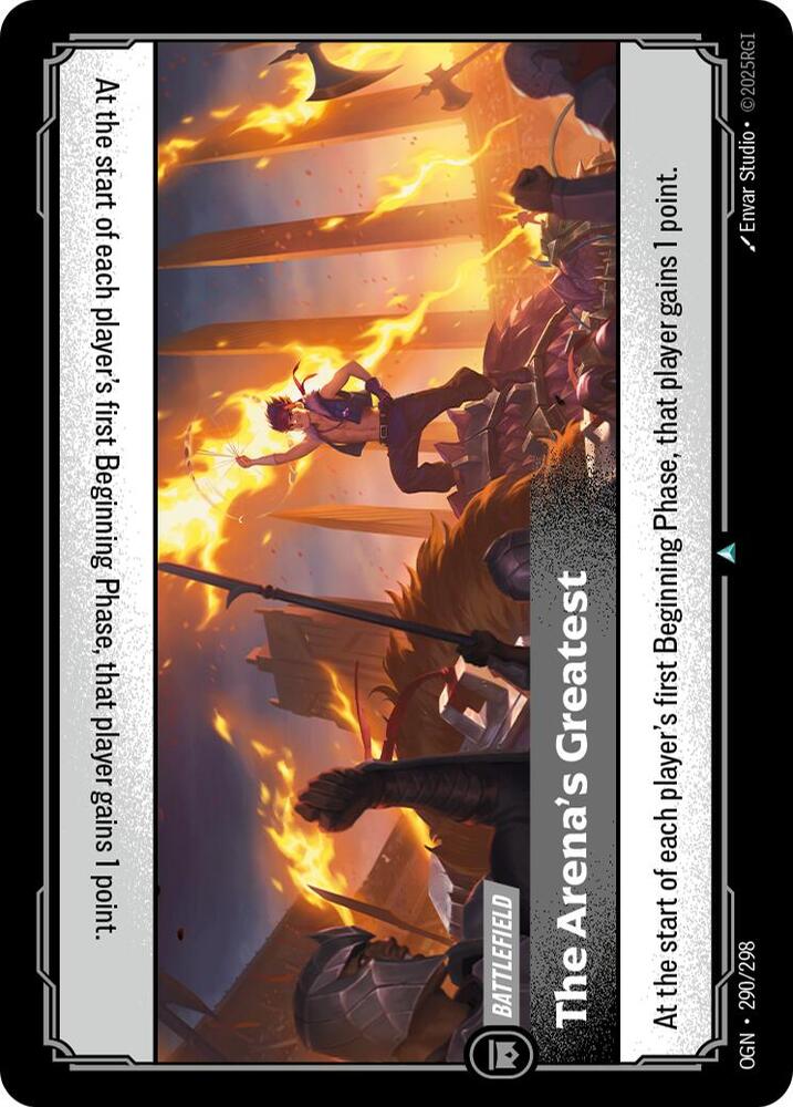 The Arena's Greatest, Origins 290/298