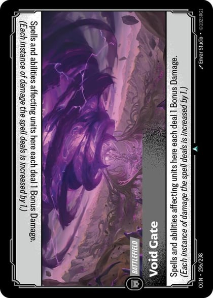 Void Gate, Origins 296/298