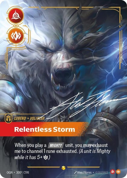 Volibear - Relentless Storm (Signature), Origins 300*/298
