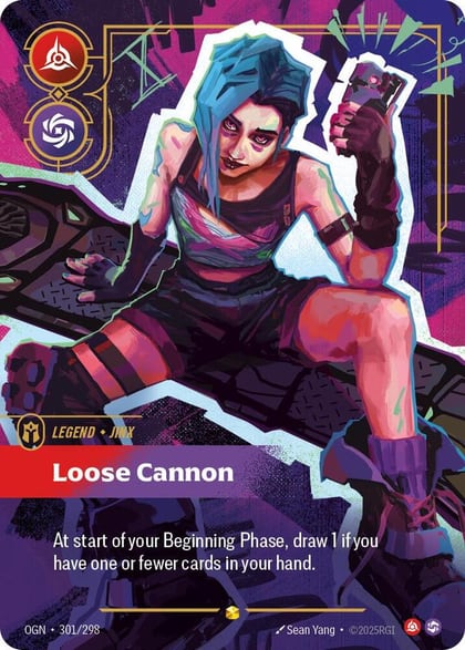 Jinx - Loose Cannon (Overnumbered), Origins 301/298