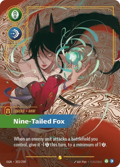 Ahri - Nine-Tailed Fox (Overnumbered), Origins 303/298