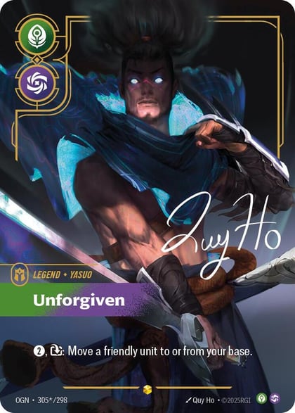 Yasuo - Unforgiven (Signature), Origins 305*/298