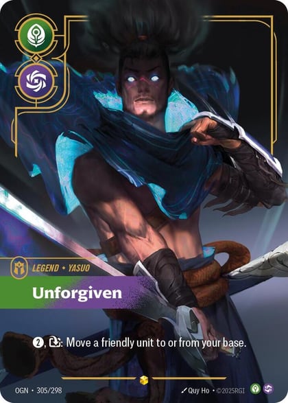 Yasuo - Unforgiven (Overnumbered), Origins 305/298