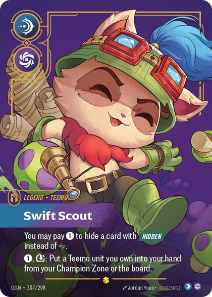 Teemo - Swift Scout (Overnumbered), Origins 307/298