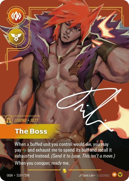 Sett - The Boss (Signature), Origins 310*/298