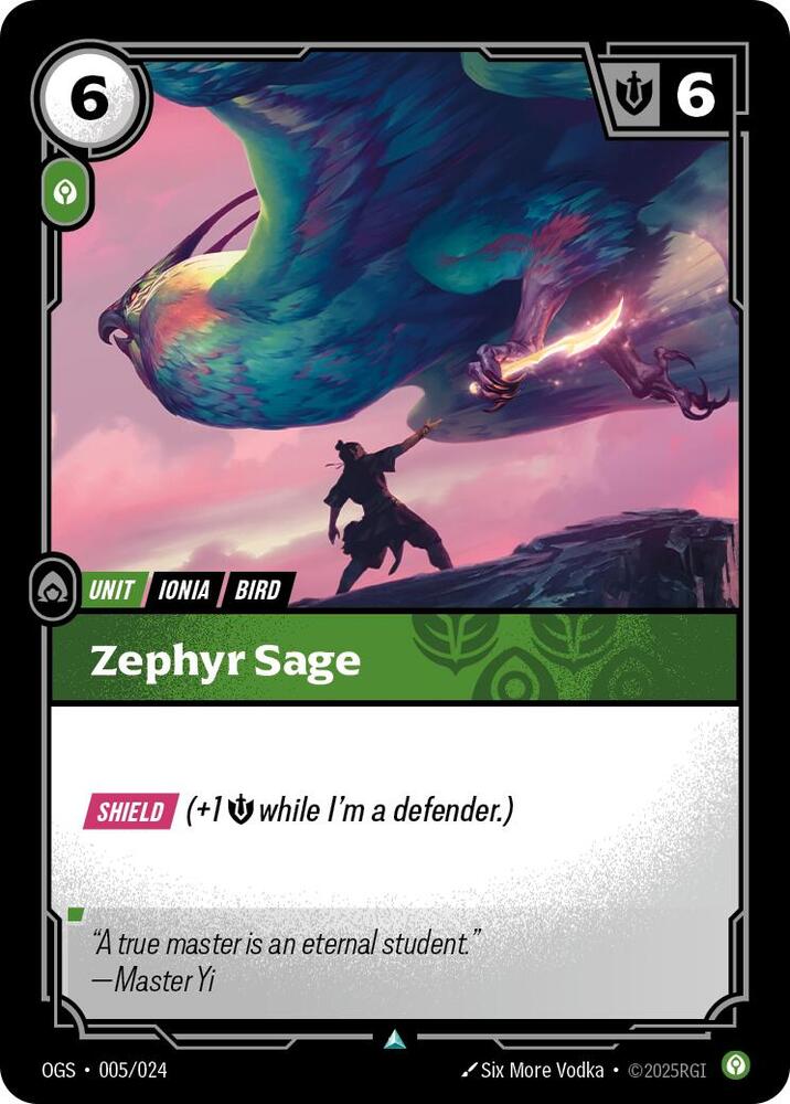 Zephyr Sage, Origins: Proving Grounds 005/024