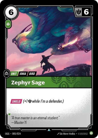 Zephyr Sage, Origins: Proving Grounds 005/024