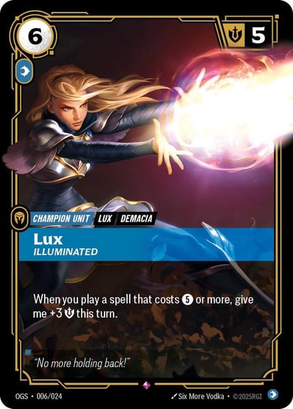 Lux - Illuminated, Origins: Proving Grounds 006/024