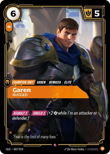 Garen - Rugged, Origins: Proving Grounds 007/024