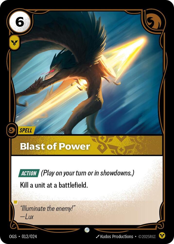 Blast of Power, Origins: Proving Grounds 012/024