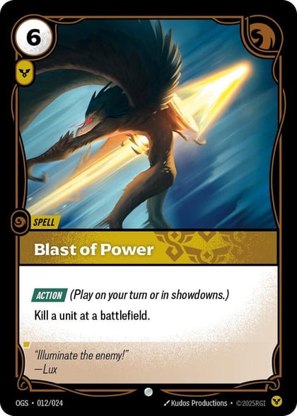 Blast of Power, Origins: Proving Grounds 012/024