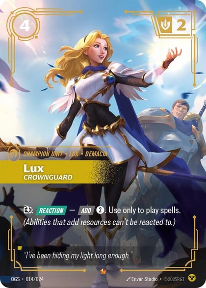 Lux - Crownguard, Origins: Proving Grounds 014/024