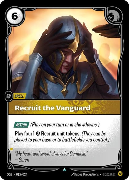 Recruit the Vanguard, Origins: Proving Grounds 015/024