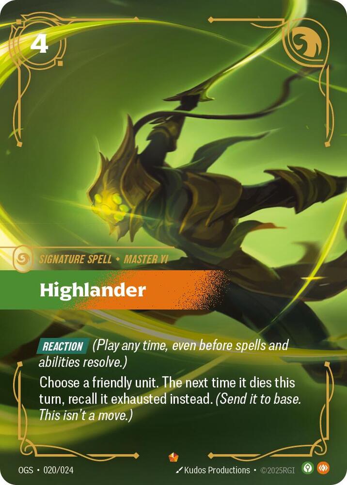 Highlander, Origins: Proving Grounds 020/024