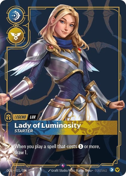 Lux - Lady of Luminosity (Starter), Origins: Proving Grounds 021/024