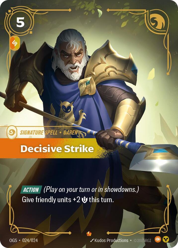 Decisive Strike, Origins: Proving Grounds 024/024