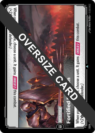 Fortified Position (Oversized), Origins: Proving Grounds 279/298