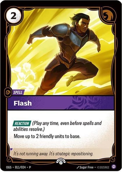 Flash, Riftbound Organized Play Promotional Cards 011/024