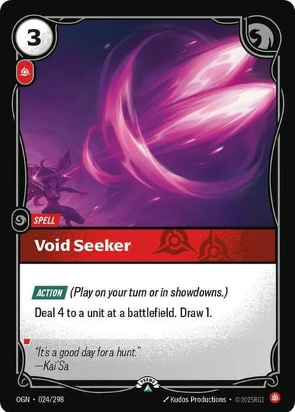 Void Seeker, Riftbound Organized Play Promotional Cards 024/298