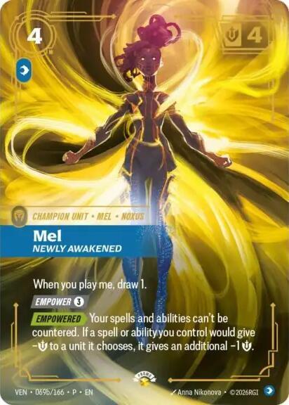 Mel - Newly Awakened, Riftbound Organized Play Promotional Cards 069b/166