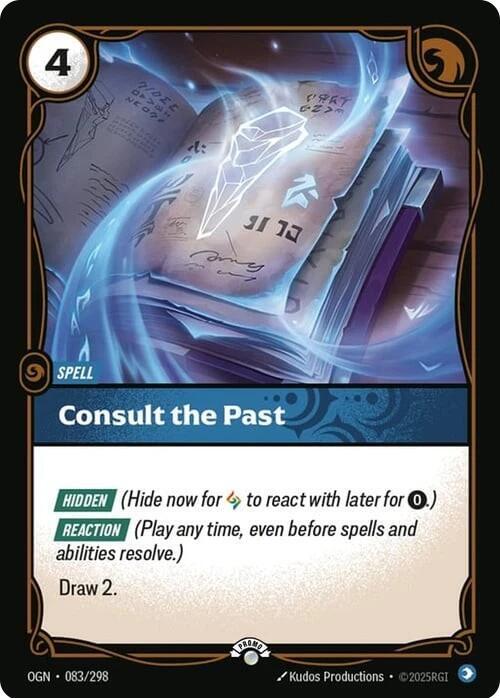 Consult the Past, Riftbound Organized Play Promotional Cards 083/298