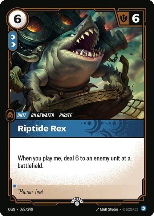 Riptide Rex, Riftbound Organized Play Promotional Cards 092/298