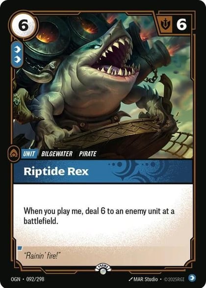 Riptide Rex, Riftbound Organized Play Promotional Cards 092/298