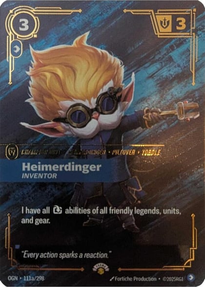 Heimerdinger - Inventor, Riftbound Promotional Cards 111a/298
